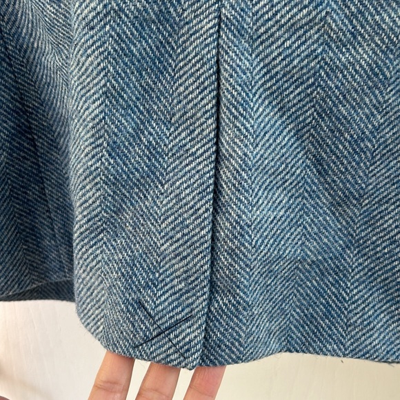 Boden Abraham Moon & Sons British Tweed Blazer in Blue Size US 8R - Picture 11 of 11